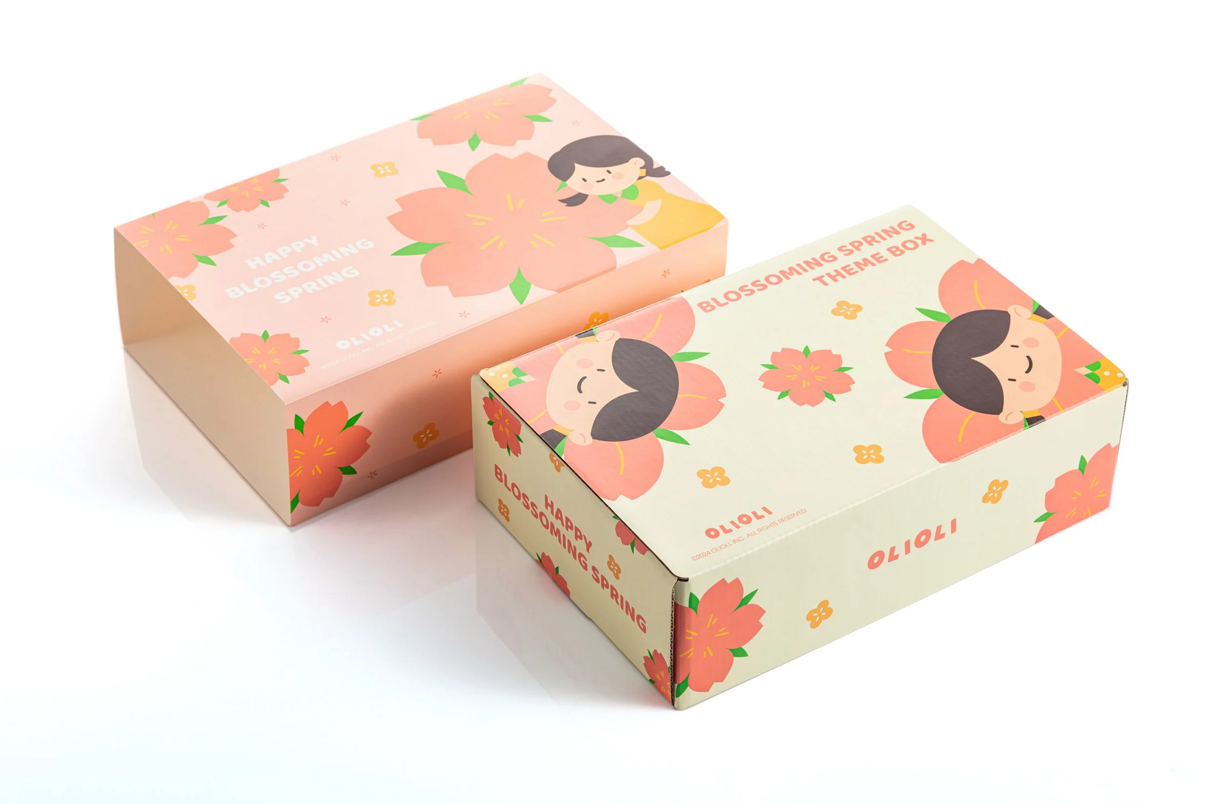 Cherry Blossoming Stationary Handbook Set — OLIOLI
